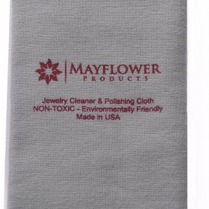 Mayflower Products Pro Size Polishing Cleaning Cloth Pure Cotton Made in USA for Gold, Silver, and Platinum Jewelry, Eco Friendly Large Cleaner Cloth 11 x 14 in. Keeps Jewelry Clean and Shiny