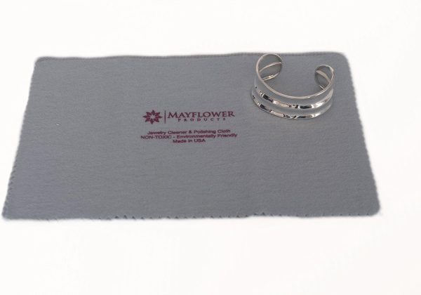 Mayflower Products Pro Size Polishing Cleaning Cloth Pure Cotton Made in USA for Gold, Silver, and Platinum Jewelry, Eco Friendly Large Cleaner Cloth 11 x 14 in. Keeps Jewelry Clean and Shiny - Image 5