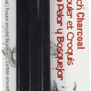 Peel & Sketch Charcoal Pencils 3/Pkg-