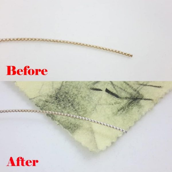 Sunshine 5 Polishing Cloths Jewelry Cleaner Tube Silver Brass Gold Copper - Image 4